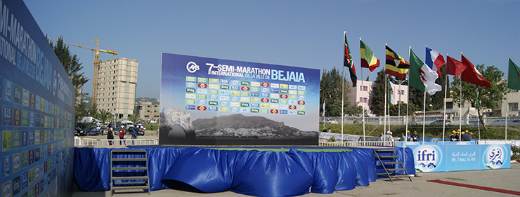 realisation sysdesign Semi Marathon de Béjaia